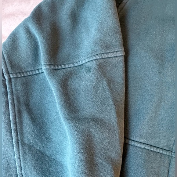 Lululemon Green Scuba funnel neck oversized zip up size 12 - Picture 7 of 11